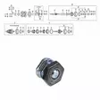 SHIMANO NEXUS 7-V (SG-7C21), Wireskruv - Baknav Shimano 7-v - 64244 - 2