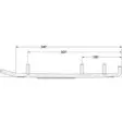 Sno-X Defender Styrstål Lynx/ Polaris/ Ski-Doo - Snöskoter styrskenor - 881-0464 - 1