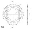 Supersprox Stealth Rear sprocket Blue - MC Bakdrev - 272-990-RST-45-4 - 1