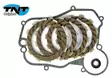 TNT Kopplingslamell sats & Packningar, Derbi Senda 06- / Aprilia RX,SX 06- / Gil - Kopplingslamellsats - 304-0574 - 1