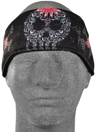 Zan Headgear headband Filagree Skull - Hjälmhuvor och balaclavas - HB674 - 1