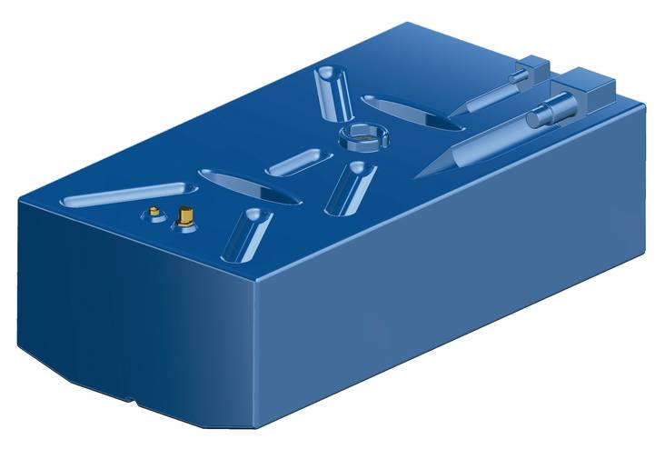 Bränsletank 1200x640x370 239 l (bensin) - Bränsletillbehör - M52-035-04 - 1