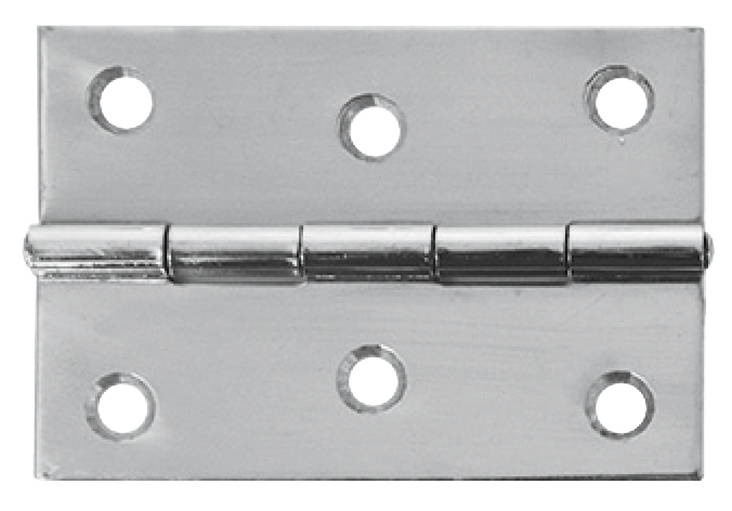 S.S hinge 75x50 mm - Däcksbeslag och tillbehör - M38-822-04 - 1