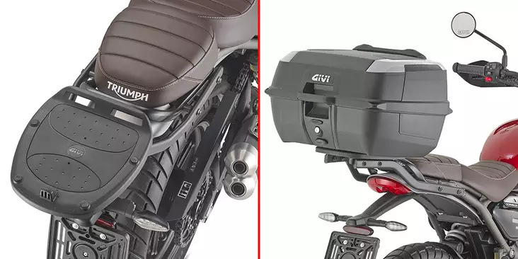 Givi Spec. At. Triumph Scrambler 400 X (2024) - MC Väskhållare - 322-SR6424 - 1