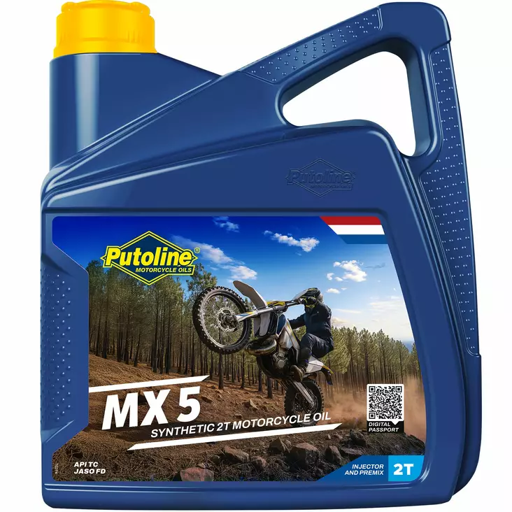 Putoline MX5 Motorolja 4L - 2T Motoroljor - 554-70274 - 1