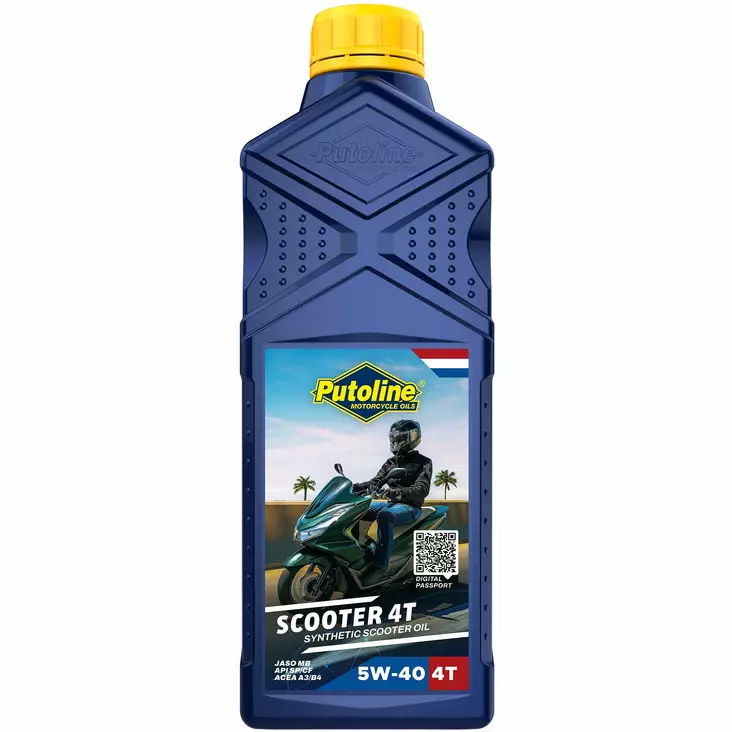 Putoline Scooter 4T 5W-40 Motorolja 1L - 4-T Motoroljor - 554-70424 - 1
