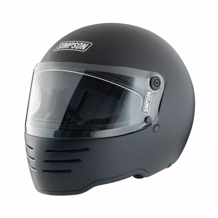 SIMPSON Hjälm M62 Solid Matt Svart - MC integralhjälmar - 638-2624 - 1