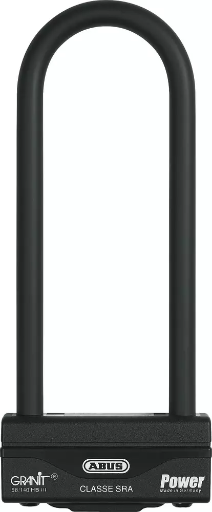 ABUS Bygellås 58 Granit Power - MC Skivbromslås och kedjelås - 49-32864 - 1