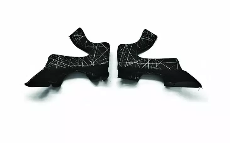 Airoh Twist tvättbara kindkuddar graphic black - Hjälm reservdelar - 571-4274 - 1