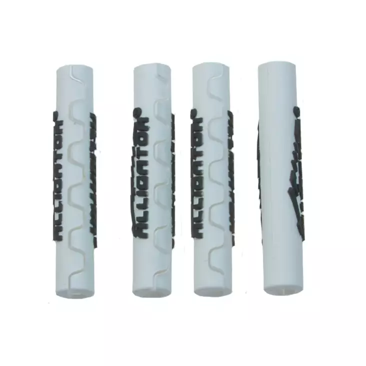 Ramskydd silicon ALLIGATOR för 4mm hölje, 4st/förp, vit - Växelvajrar - 63114 - 2