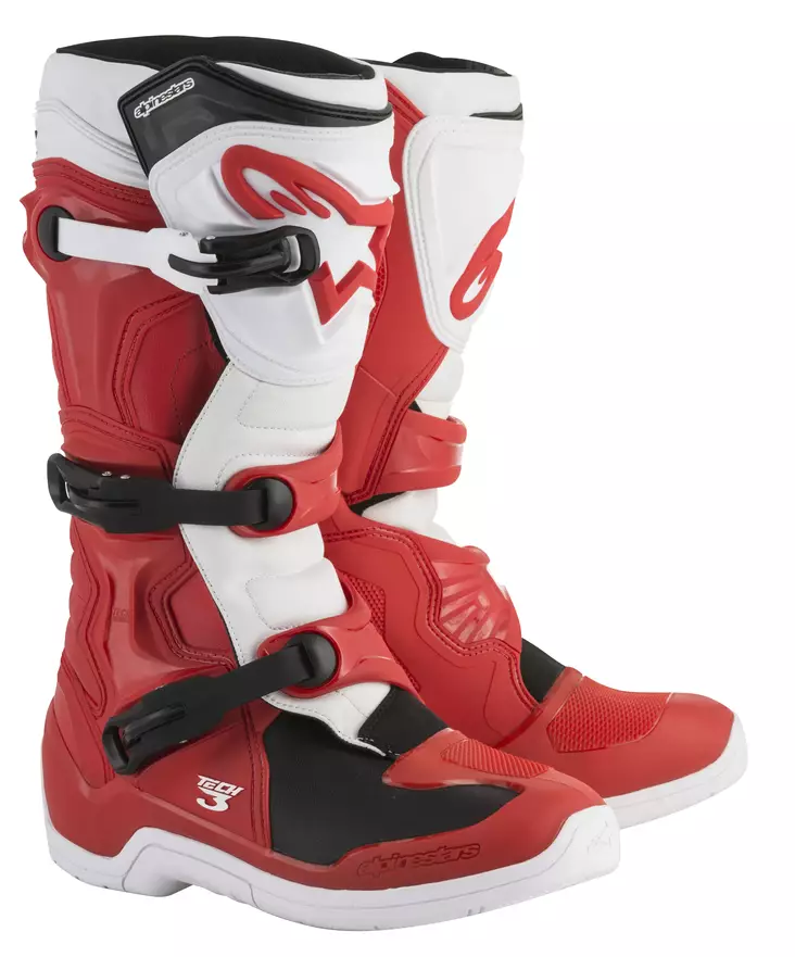 Alpinestars Stövel Tech 3 röd/vit - Crosstövlar - D225264 - 2