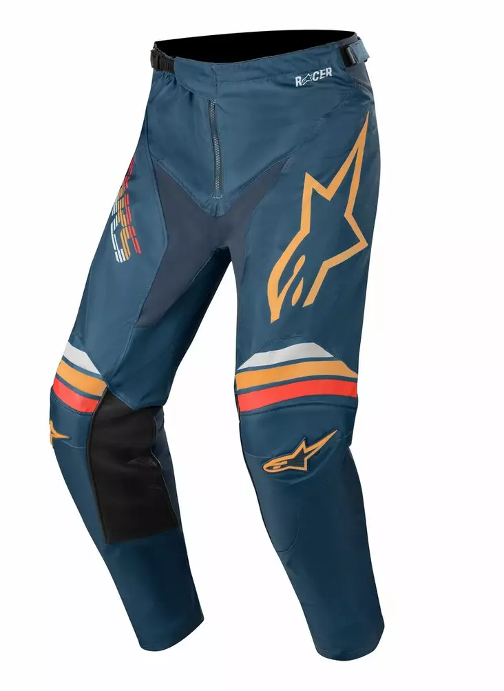 Crossbyxa Alpinestars Racer Braap, blå/orange - Crossbyxor - D271874 - 1