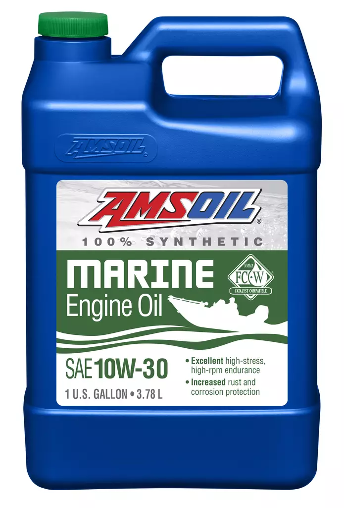 Amsoil 10W-30 Formula 4-Stroke® Marine Synthetic Oil 3,78L - Marin oljor - 55-650-004 - 1