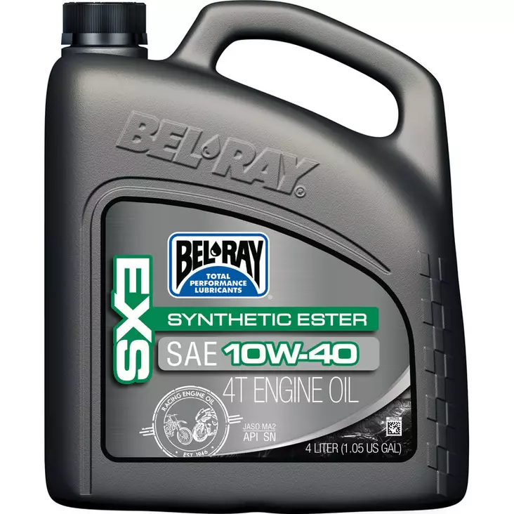Bel-Ray EXS Full Synthetic Ester 4T Engine Oil 10W-40 4L - 4-T Motoroljor - 55-931-004 - 2
