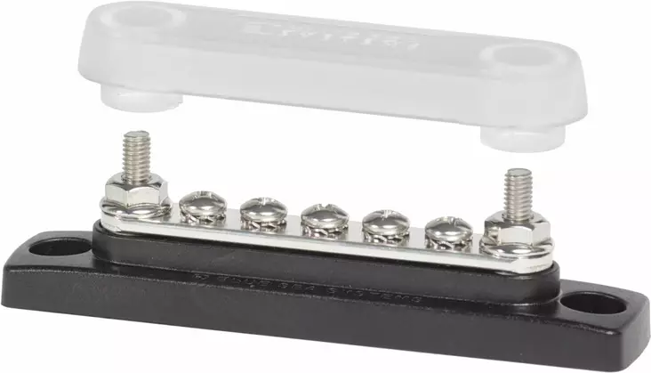 Common 100A Mini BusBar - 5 Gang with Cover - Elskenor - 134-2314 - 1