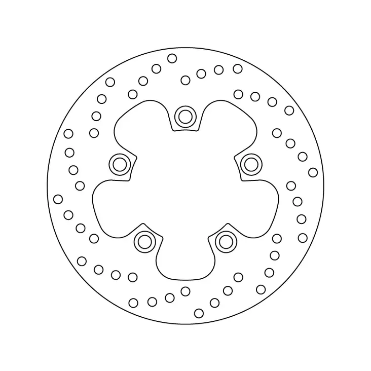 Brembo Bromsskiva Serie Oro - MC Bromsskivor - 232-68B40744 - 1