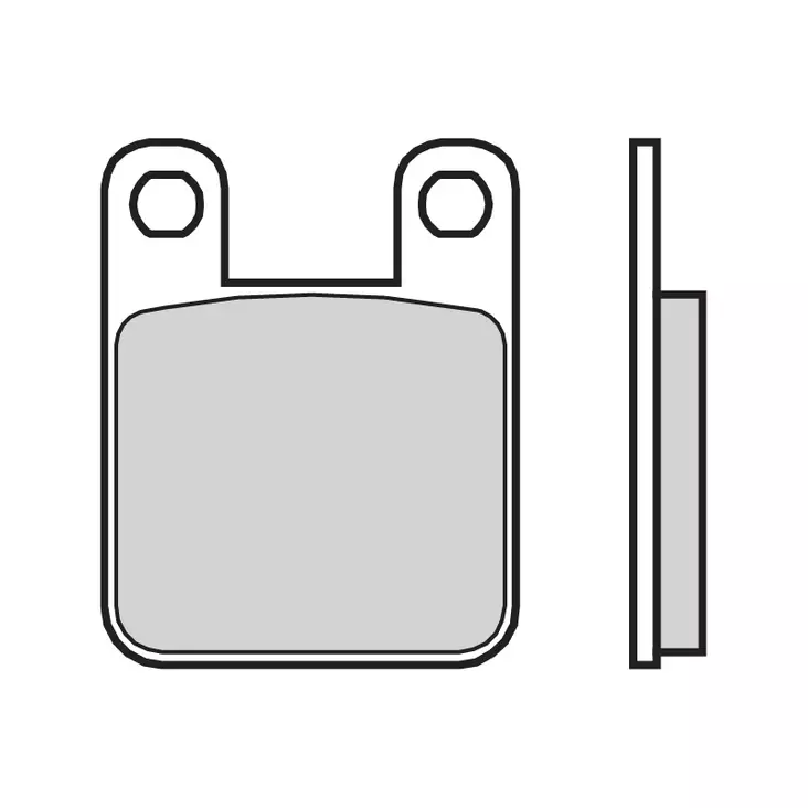 Brembo Bromsbelägg Carbon Ceramic 07044 - MC Bromsbelägg - 231-07044 - 1