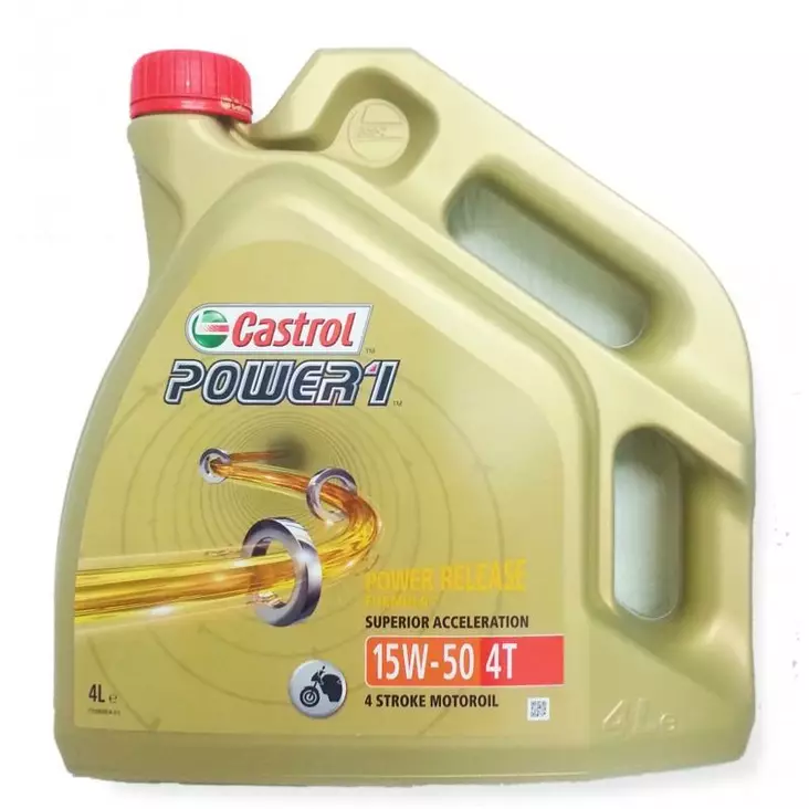 Castrol Power 1 4T 15W-50 (GPS 4 L) - 4-T Motoroljor - 55-408-004 - 1
