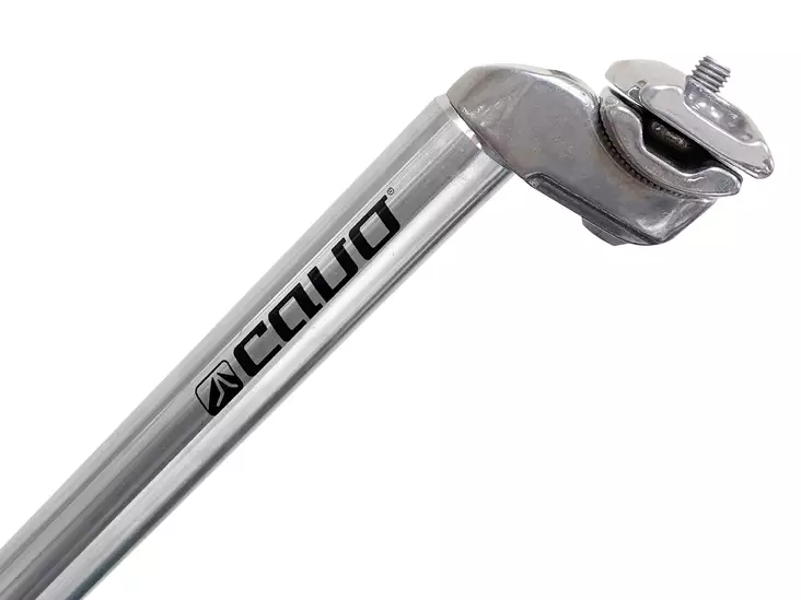 Sadelstolpe CAVO 30,4x400mm, silver, alu, inkl.klamma - Sadelstolpar - 42-6304 - 1