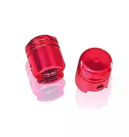 BOUCHONS DE VALVE ROUGE - MC Hjul tillbehör - IN34 - 1