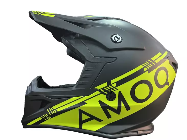 Crosshjälm AMOQ Meteor V2, svart/HiVis - Crosshjälmar - 645-24160004 - 1