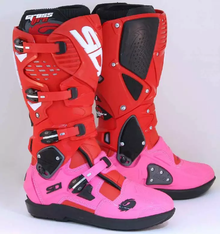 Crosstövel SIDI Crossfire 3 SRS MX LTD 2023, röd/rosa - Crosstövlar - 655-2304 - 1
