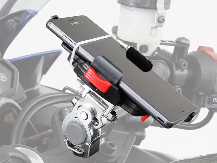 Daytona smartphone holder, quick-release clamp - MC Mobil och tablet tillbehör - 290-87964 - 1