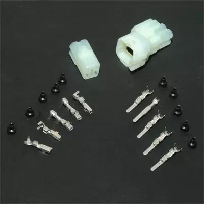 Electrosport 4-pin SQUARE Sealed Connector Set - CLEAR - MC Andra eldelar - 110-10-0154 - 1