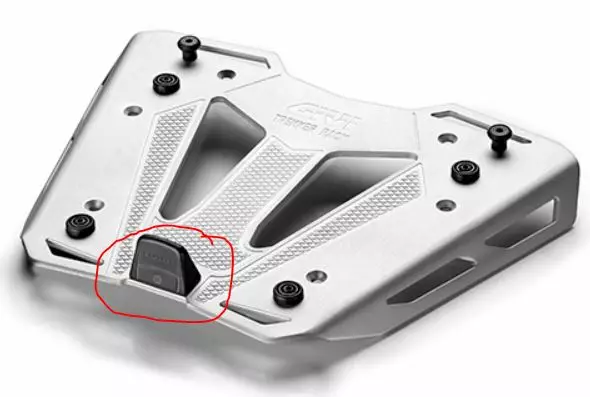 Givi boxhållarklack, till aluminiumrack & PL-plattor - MC Väskhållare - 322-Z124 - 1