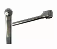 Vevarm vänster 170mm, alu, silver - Pedalvevar - 60314 - 1