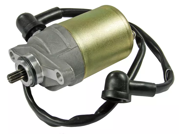 Startmotor, Kiina-skotrar 4-T/ Kymco 4-T / Peugeot 4-T, cc: 70mm / 10-tänder - Startmotorer - 303-3214 - 1