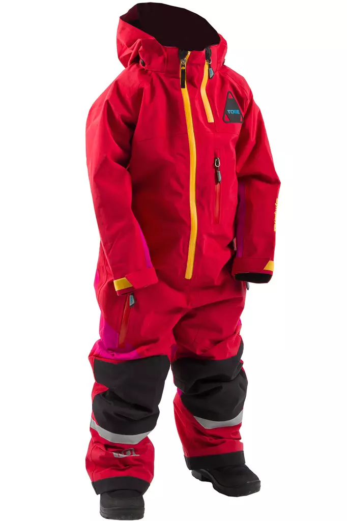Skoteroverall Tobe Novus, röd - Skoterutrustning för barn - 632-9218-003-104 - 1