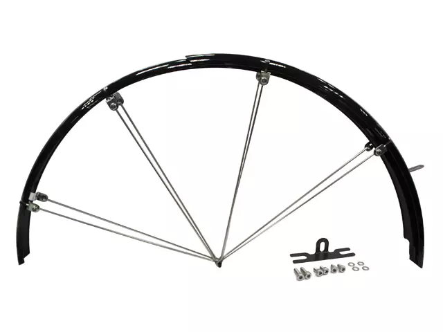 Skärmsats CAVO 28" förmont stag, svart 35mm - Stänkskärmar - 41-374 - 1