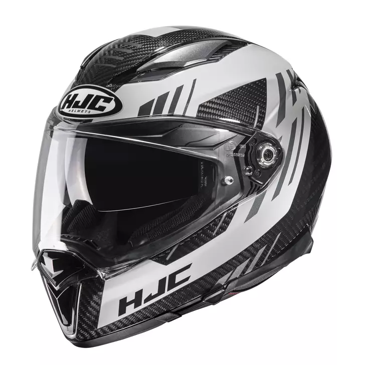 Motorcykelhjälm HJC F70 Carbon Kesta MC5, svart/grå - MC integralhjälmar - 630-22034 - 1