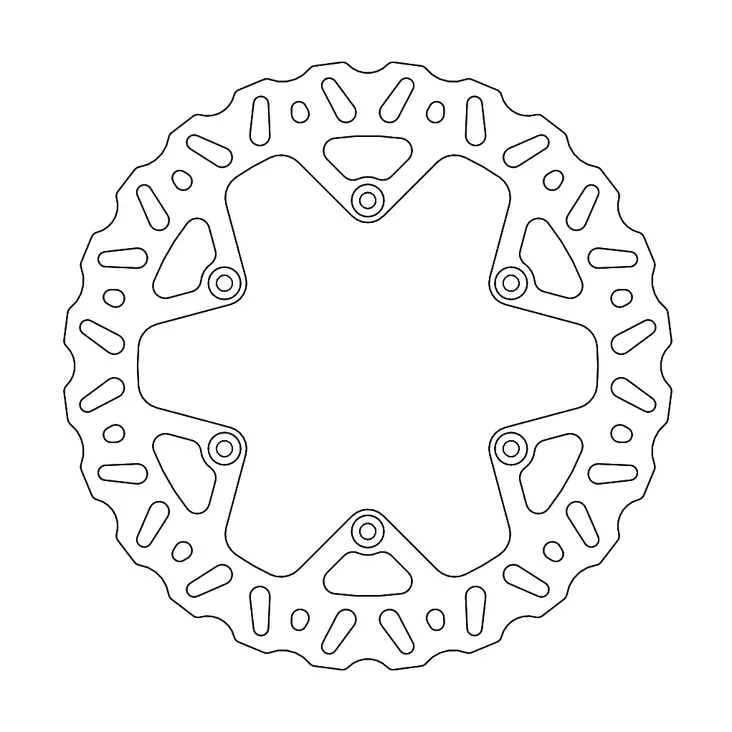 Moto-Master Nitro Bromsskiva bak Yamaha YZ450F 18-19 - Motocross bromsskivor - 235-110724 - 1