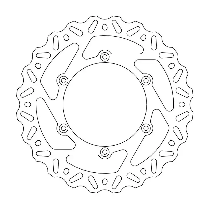 Moto-Master Nitro Bromsskiva fram YZ/YZF - Motocross bromsskivor - 235-110374 - 1