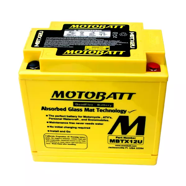 MOTOBATT batteri MBTX12U Factory sealed - Motorbatt batteri - 14-514 - 1