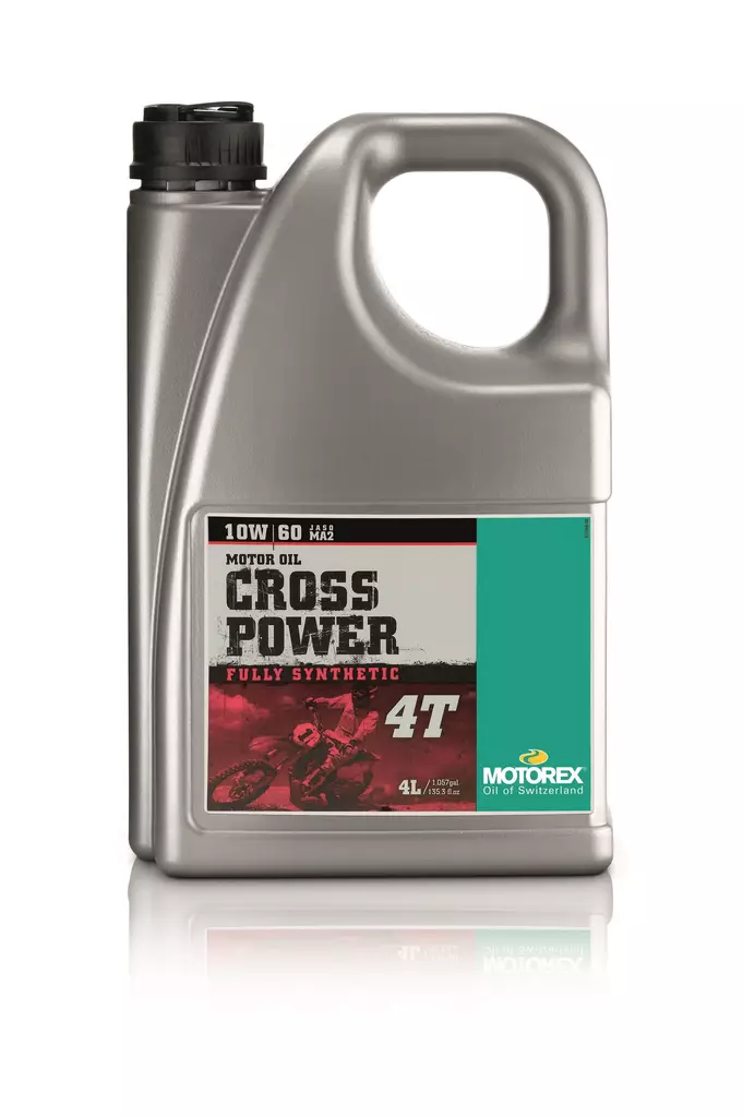 Motorex Cross Power 4T 10W/60 4 ltr (4) - 4-T Motoroljor - 552-148-004 - 1