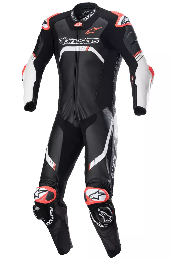 MC skinnställ Alpinestars GP Tech v4 Tech Air, endelad, svart/vit - MC skinnställ - D412644 - 1
