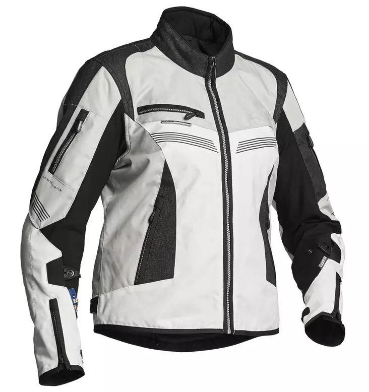 Lindstrands Textiljacka Zhiva Dam Hvit 34 - MC jackor - 720-53500010-34 - 1