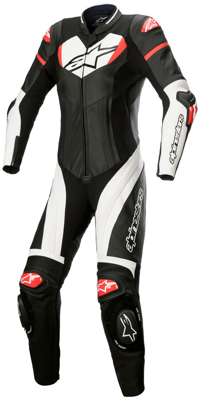 Alpinestars Tech Air GP Plus skinnställ för kvinnor, 1-pcs, svart/vit/röd - MC skinnställ - D412764 - 2