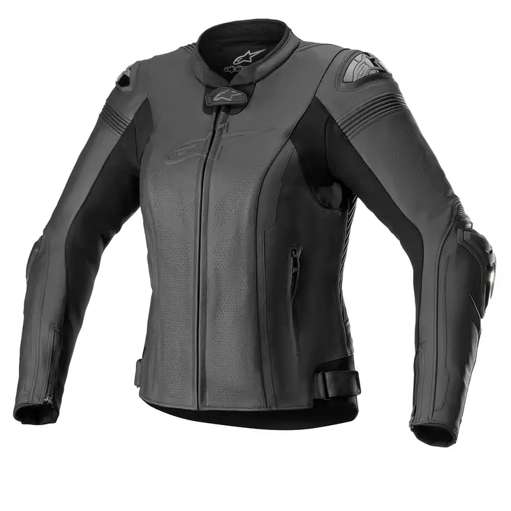 Skinnjacka Alpinestars Stella Missile v2, svart - MC skinnjackor - D397834 - 1