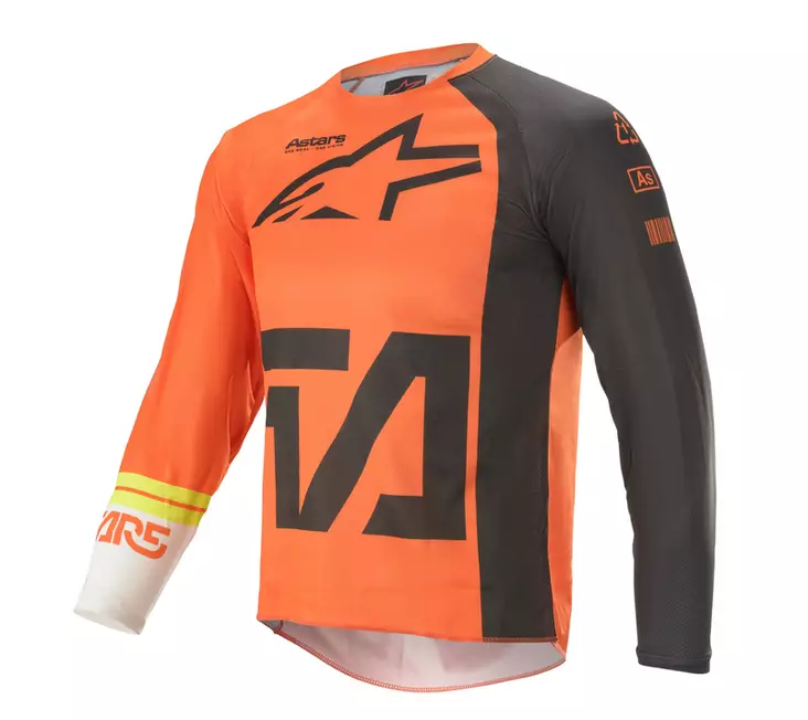 Alpinestars Junior crosströja Racer Compass grå/orange - Barn crosströjor - D347374 - 2