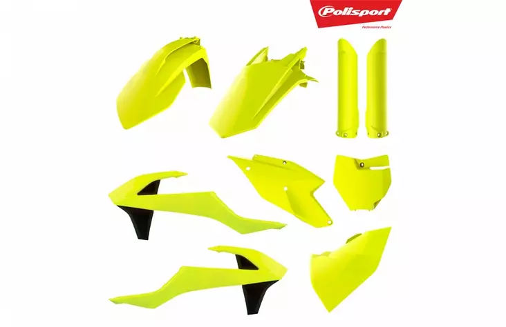 Plastkit Polisport KX450F 16-18 Flo yellow - Motocross plastsats - 178-90744 - 1