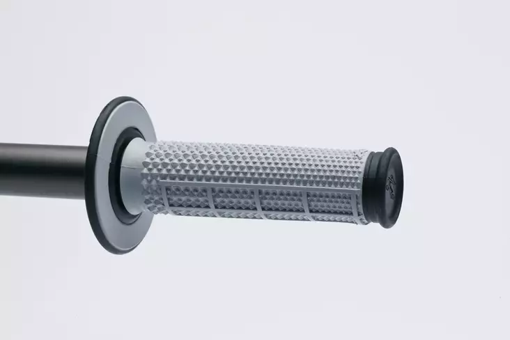 Renthal Grips Duallayer Half Waffle/TapeRöd Svart - MC Handtags - 455-G154 - 1