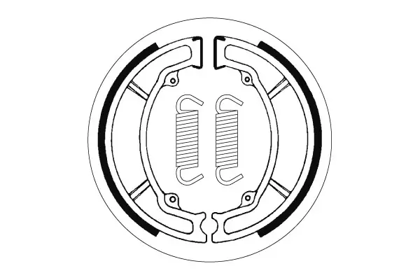 SBS Bromssko 2034 - MC Bromsskor - 23-2034 - 1