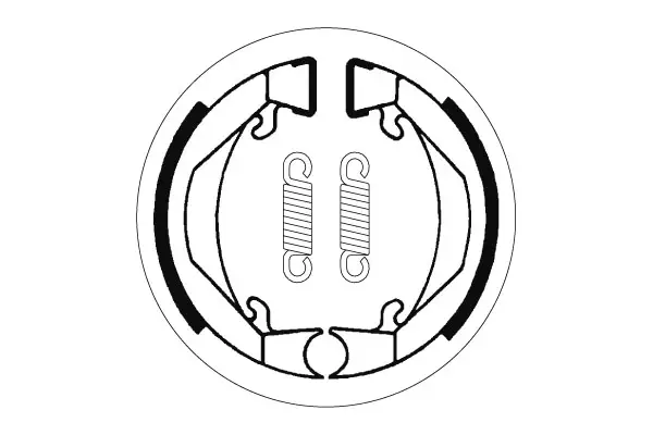 SBS Bromssko 2074 - MC Bromsskor - 23-2074 - 1