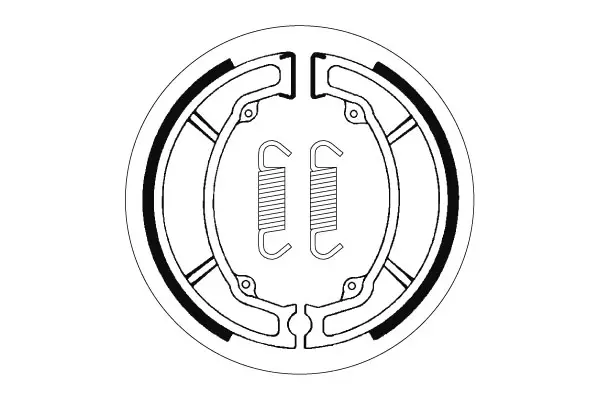 SBS Bromssko 2104 - MC Bromsskor - 23-2104 - 1