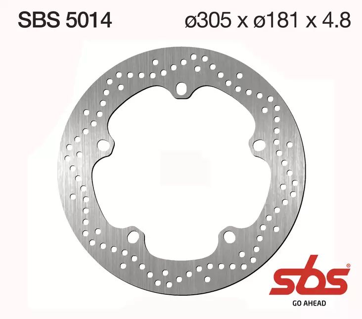 SBS Bromsskiva Standard - MC Bromsskivor - 230-5014 - 1