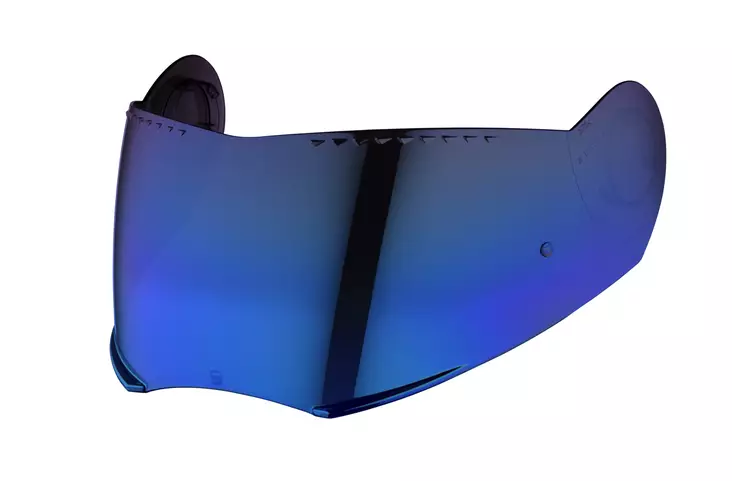 Schuberth E1 blå spegel visir, AF färdig 53-59 - Visir - 511-1500-14 - 1